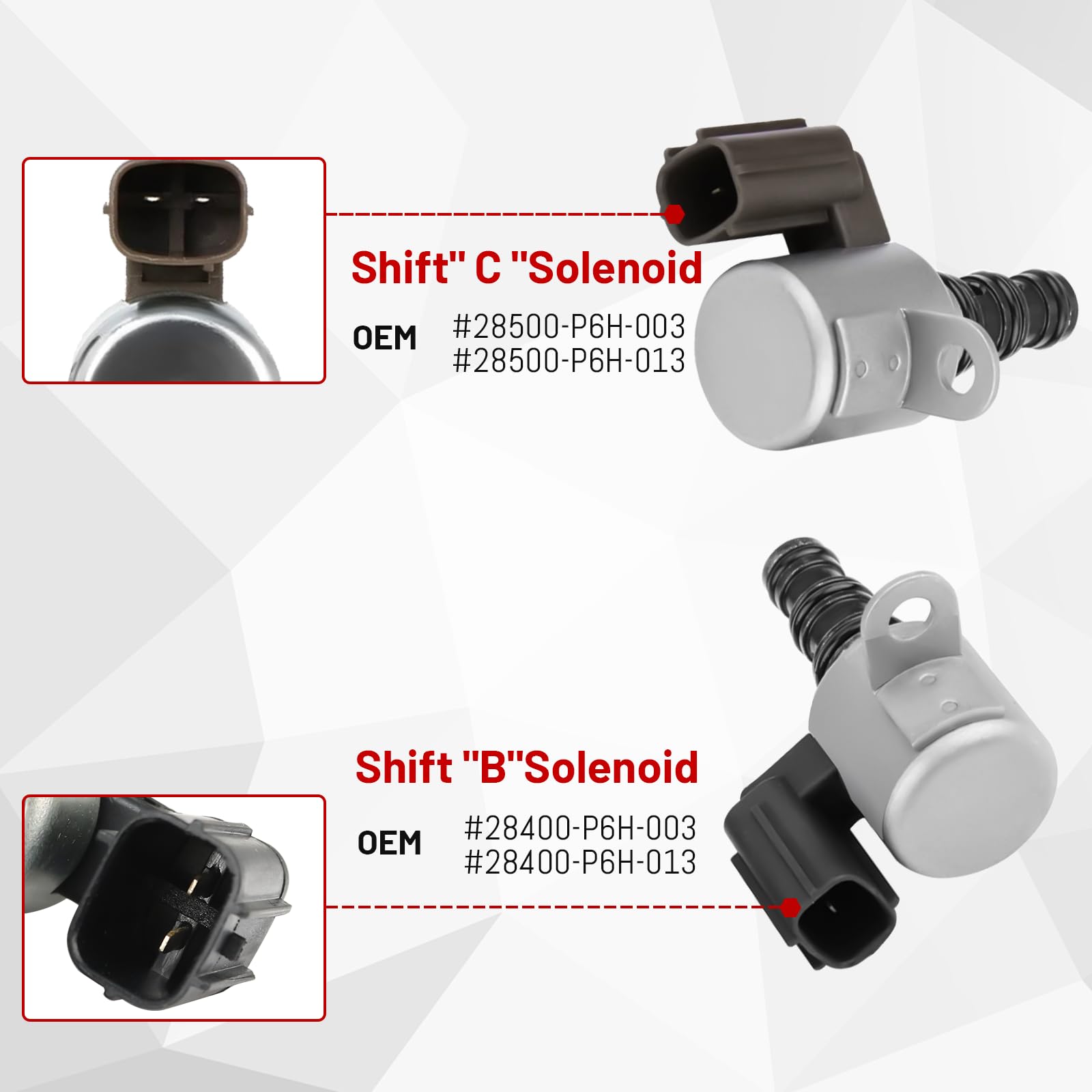 Amazon.com: Piodelo 28500-P6H-003 28400-P6H-003 Transmission Shift